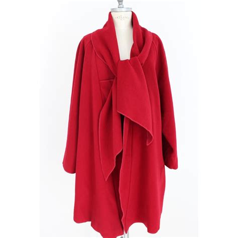 fendi coat red|vintage fendi coat.